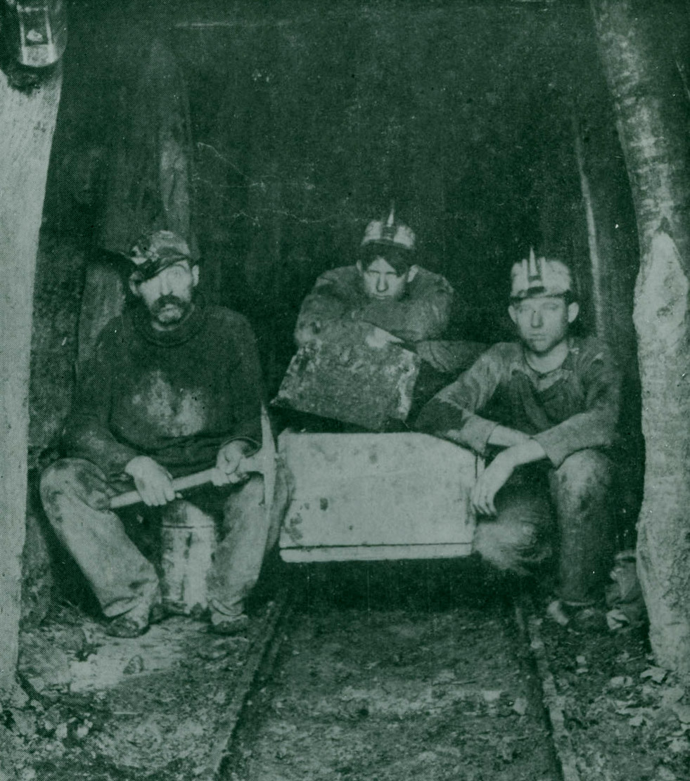 Workers at Honey Creek Coal Mine, Peru, Nebr
