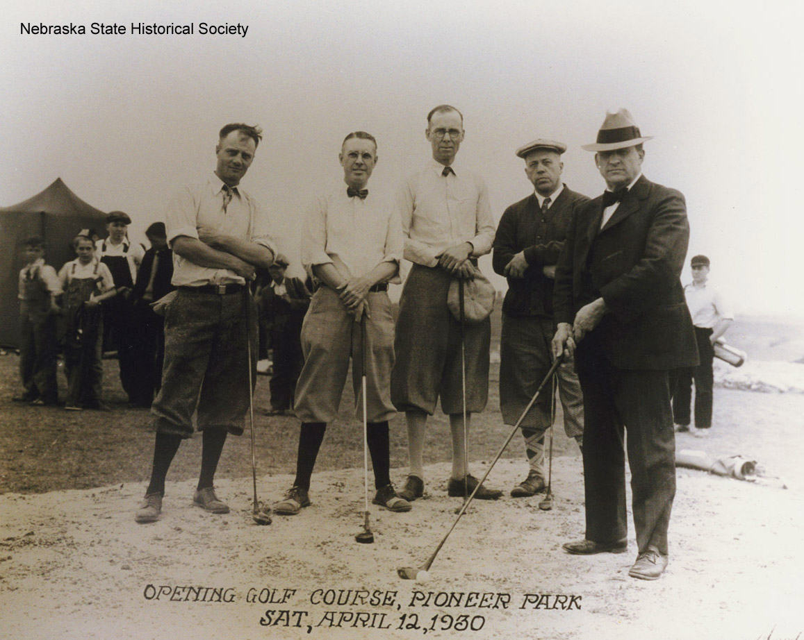 Opening day at Pioneer Park Golf Course, Lincoln, NE, 1930 [RG2158.PH000020-000016]
