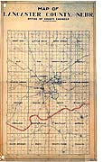 Lancaster County, Nebraska Map, 19--