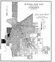 Building Zone Map of the City of Lincoln, 1963