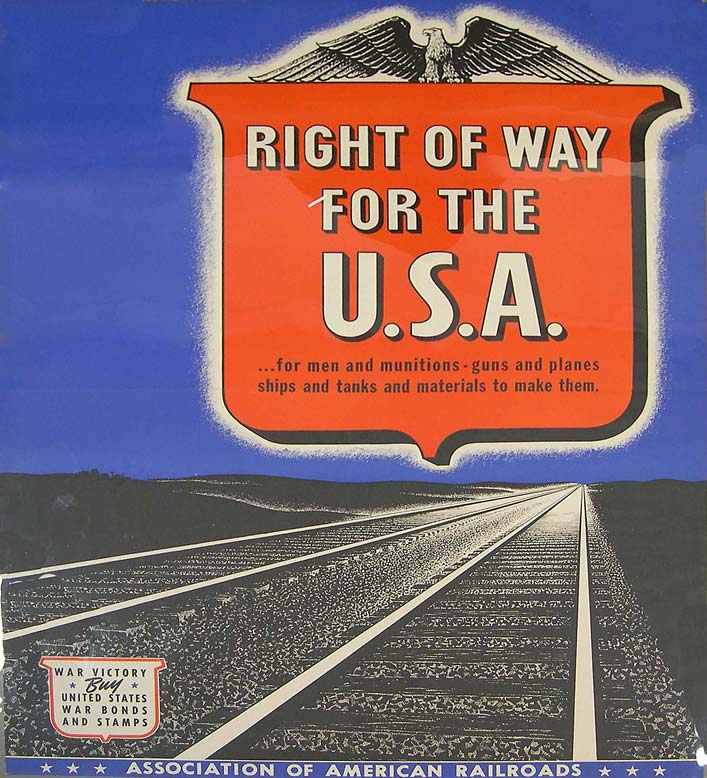 Railroad WWII poster [4541-758]
