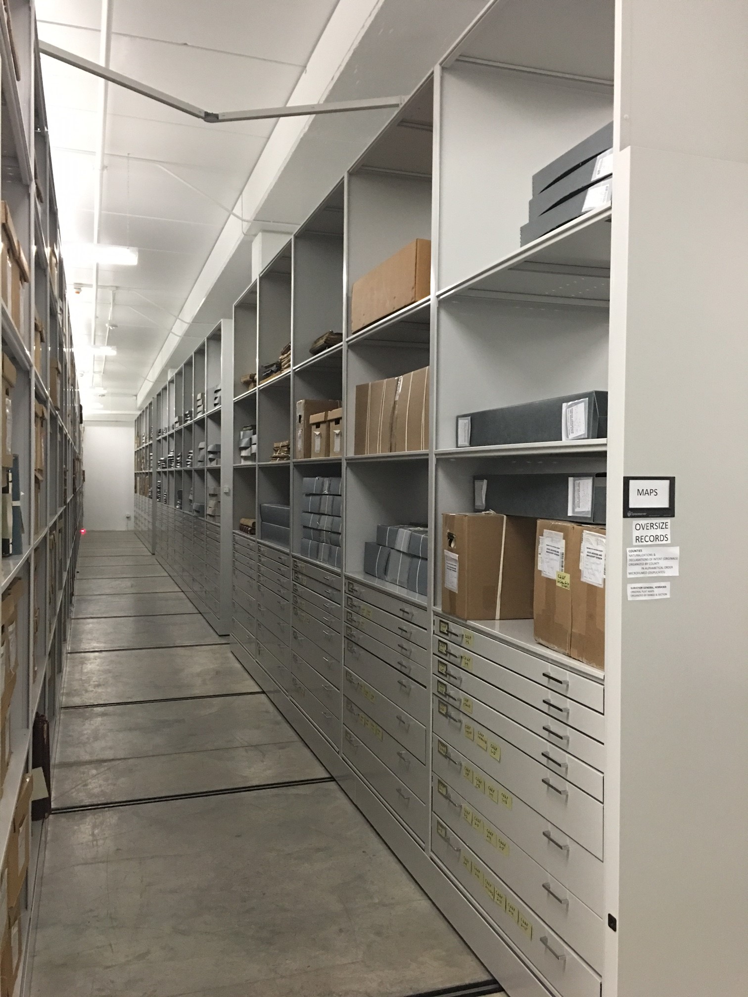 NSHS Government Records storage