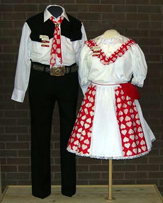 Square Dance costumes, ca. 1980s-1990s