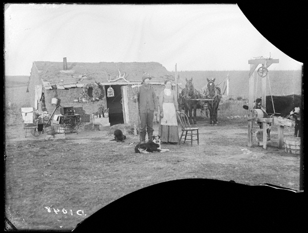 John Curry homestead near West Union, Custer County, Nebraska, 1886 [RG2608.PH1048]