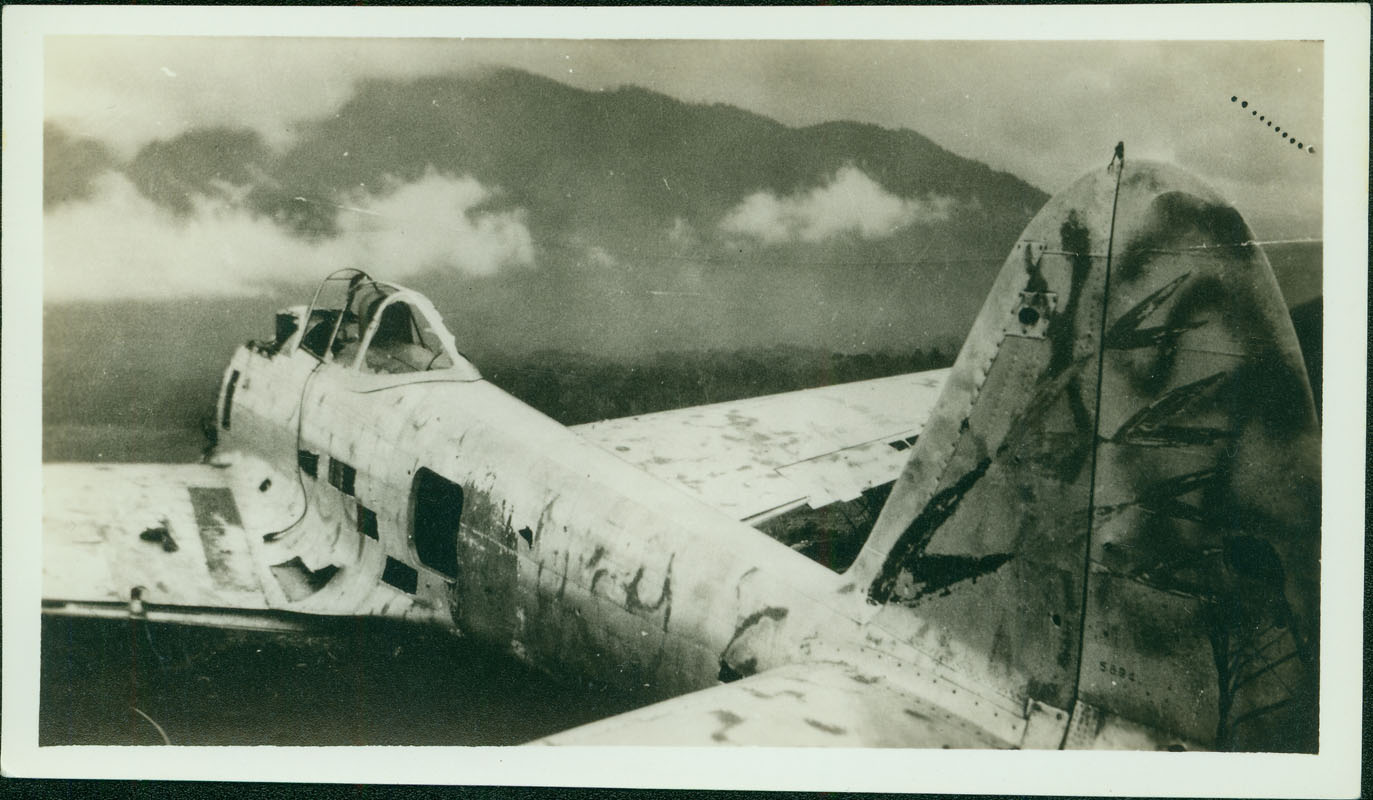 Wrecked Japanese plane [RG5841-8-4]