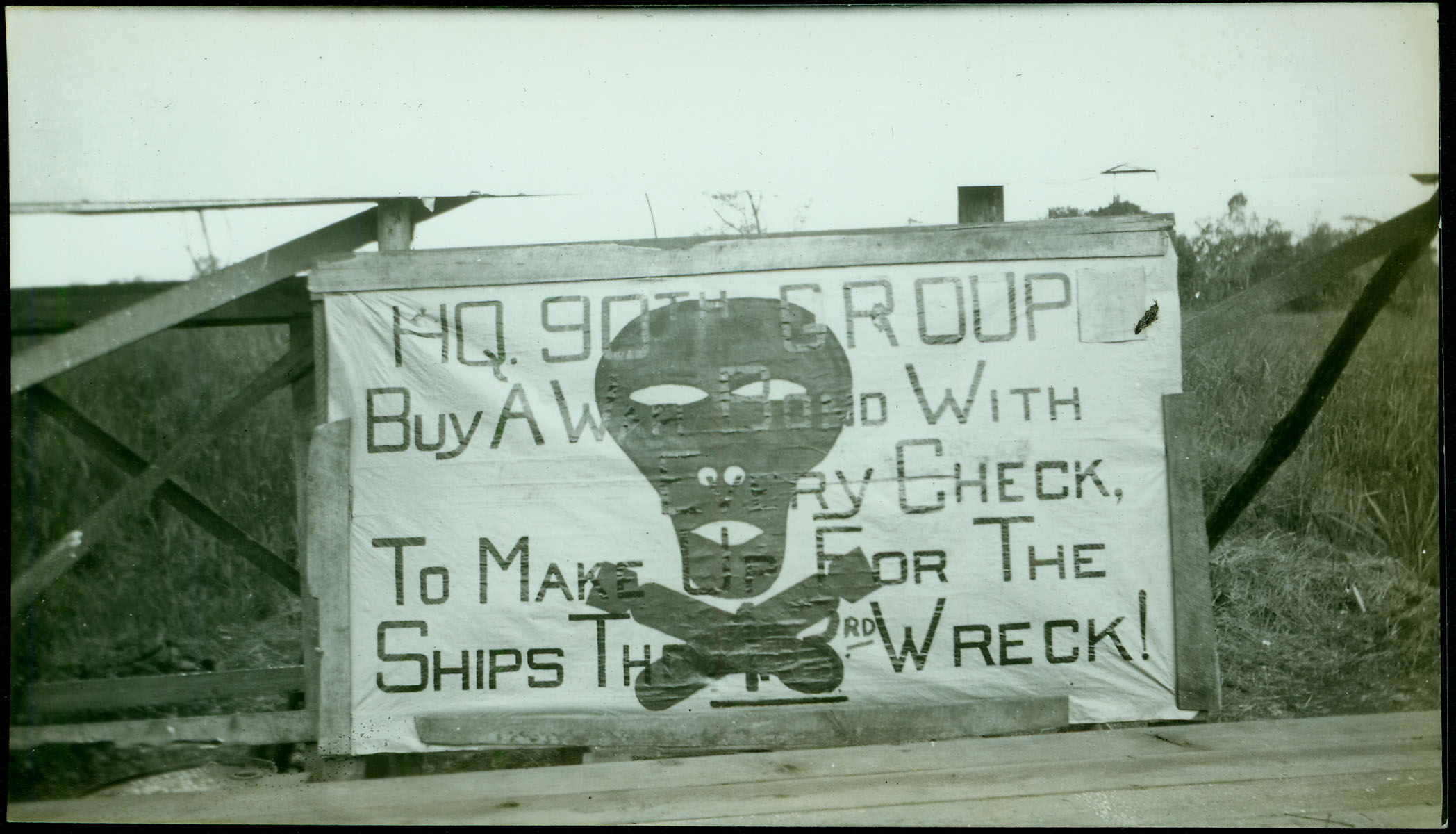90th Bomb Group sign [RG5841-9-2]