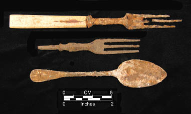 territorial cutlery from the Rockport Townsite Locality