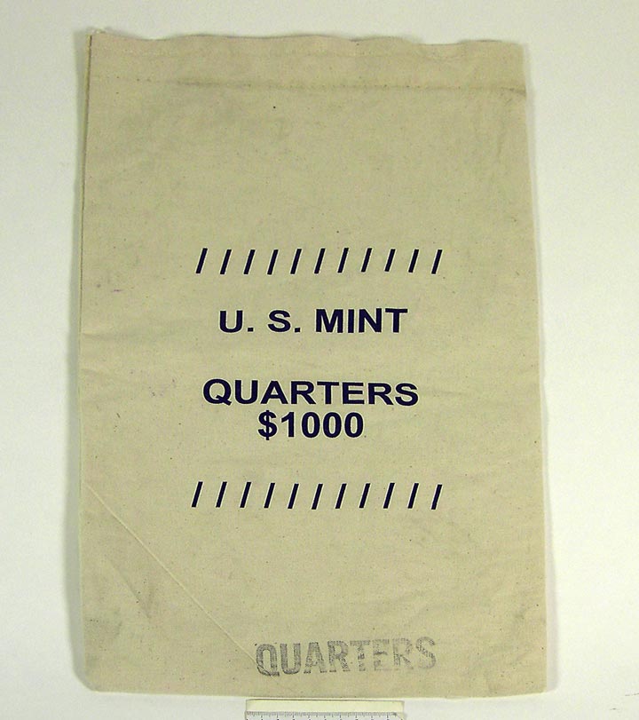 Canvas bag quarters were delivered in (11055-2917)