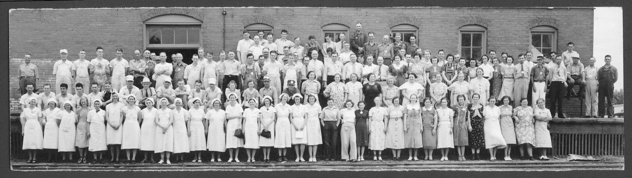 Employees of Fairmont Creamery, probably at the Crete plant, about 1920 (RG4218.PH3-17)