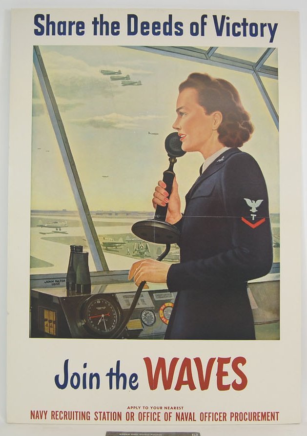 World War II poster by John Falter
