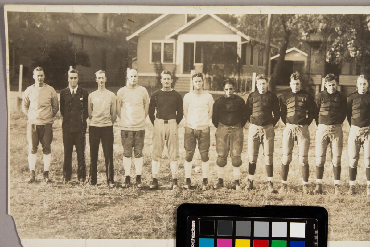 university of omaha, football team, 1932, after treatment