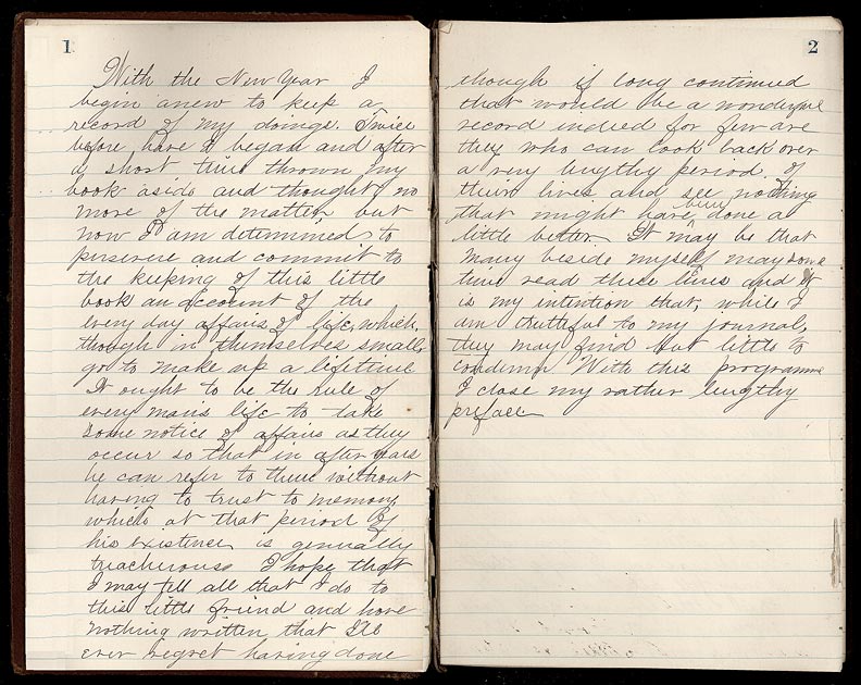Richards diary, 1869-1871