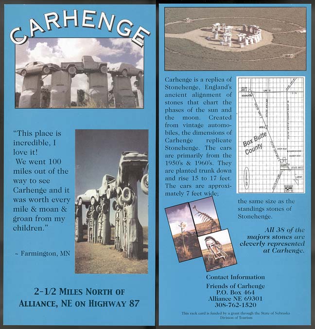 Carhenge flyer