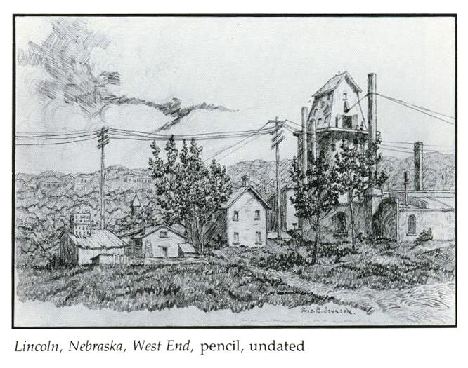 Lincoln, Nebraska, West End, pencil, undated