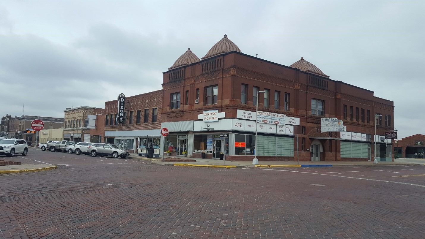 Downtown North Platte, designated as a local landmark in 2017.