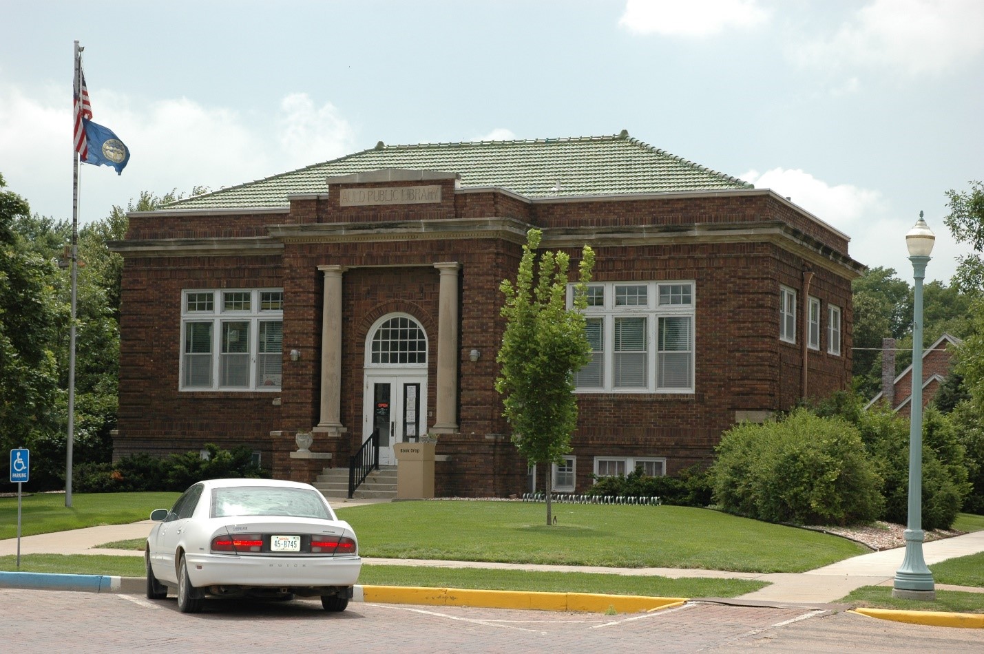 Auld Library, listed on the National Register in 1993