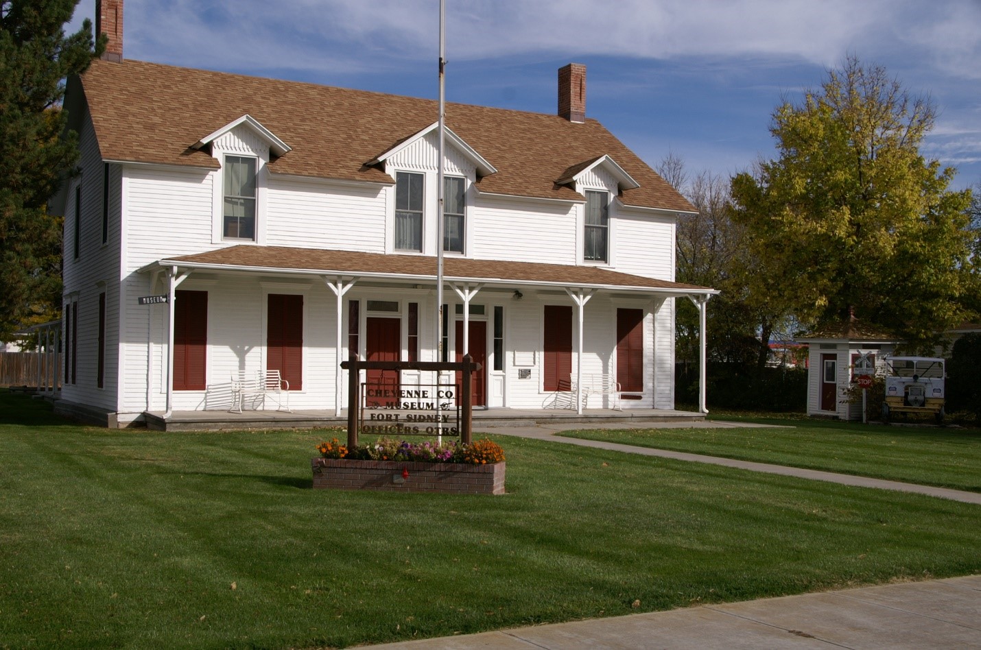 Bachelor Officers Quarters, Fort Sidney, listed on the National Register of Historic Places in 1973 as part of the Ft. Sidney Historic District