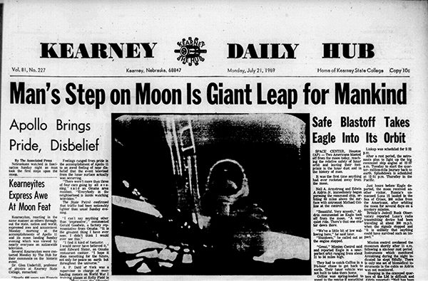 Man's Step on Moon Is Giant Leap for Mankind