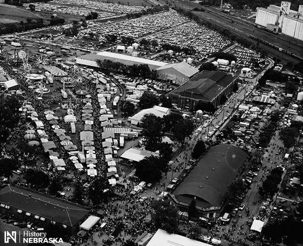aerial of fairgrounds
