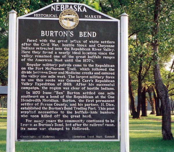Burton's Bend Historical Marker