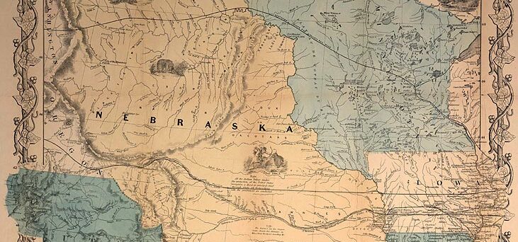 Map Of Nebraska Territory 1857 1 E1687443320805 