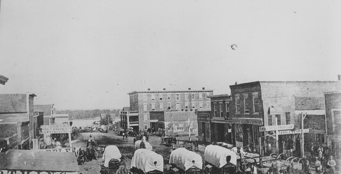 Nebraska City, 1866 Nebraska State Historical Society