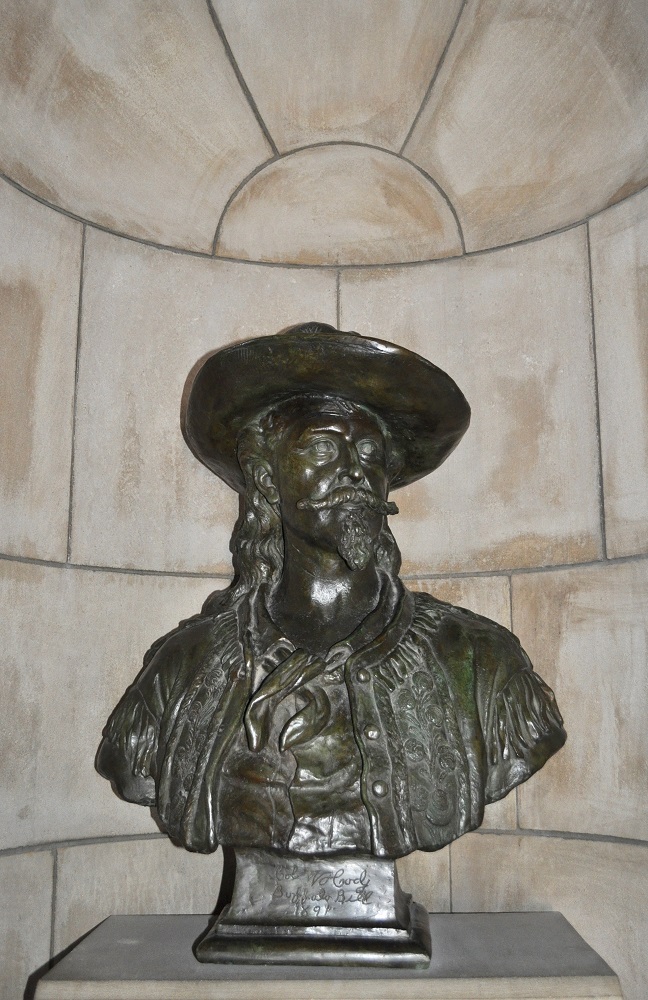 Bust of William Cody in the Nebraska Hall of Fame
