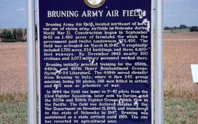 Marker Monday: Bruning Army Air Field