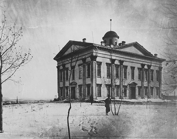 When the Territorial Capitol basement was a human litter box, 1859