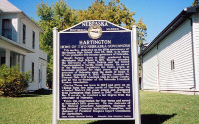 Marker Monday: Hartington, Home of Two Nebraska Governors
