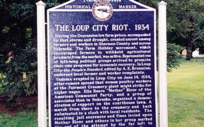 Marker Monday: The Loup City Riot, 1934