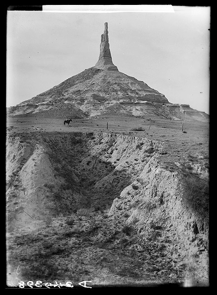 Photograph of Chimney Rock taken around 1902