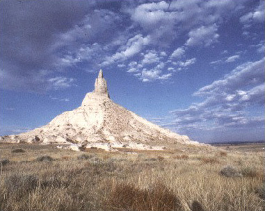 Photograph of Chimney Rock from 1993