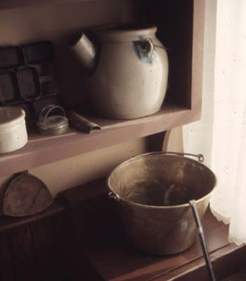Picture of old pans and pitchers