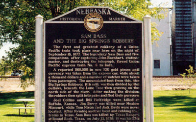 Marker Monday: Sam Bass and the Big Springs Robbery