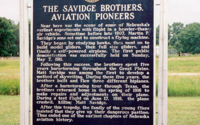 Marker Monday: The Savidge Brothers, Aviation Pioneers