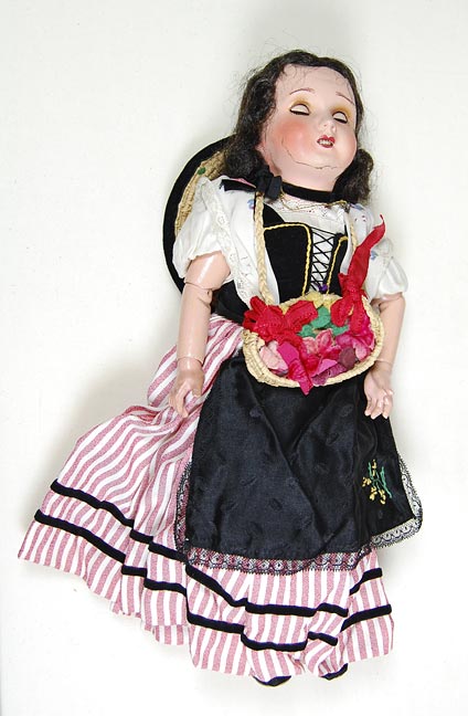 Doll (NSHS 7144-192) Doll with movable eyes wearing a regional costume. 