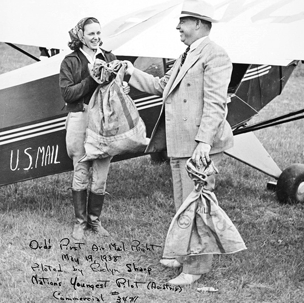 Evelyn Sharp, Nebraska’s teen airmail pilot