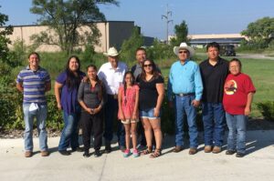 Members of the Northern Cheyenne Tribe taking possession of ancestral remains discovered near Fort Robinson.