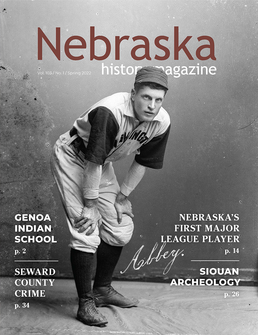 Nebraska History Magazine Table of Contents image