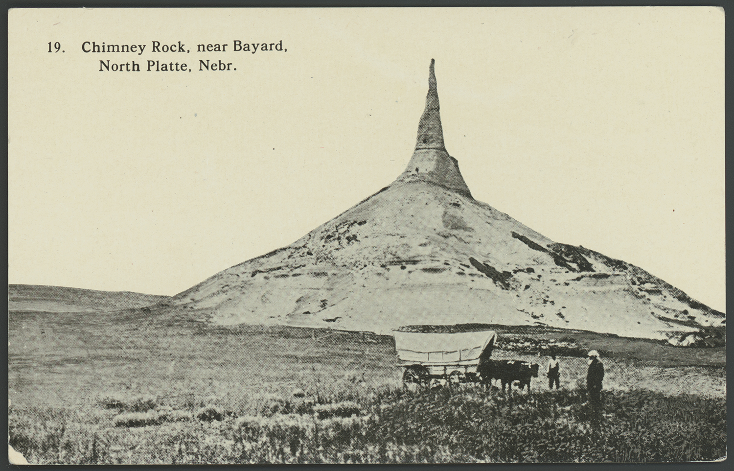 Chimney Rock near Bayard, North Platte. Nebr.