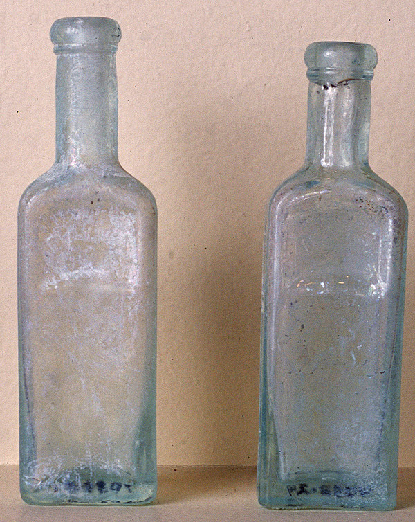    Treatment for cholera victims included patent medicine, such as this Perry Davis Pain Killer.