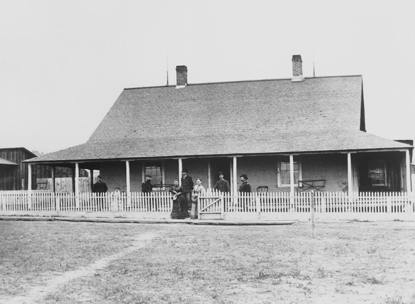 1874 adobe officers quarters.