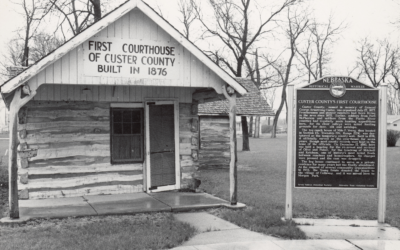 Marker Monday: Custer County’s First Courthouse
