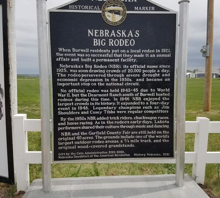 Marker Monday: Nebraska’s Big Rodeo