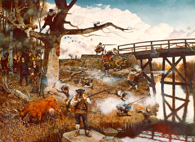 How Nebraska artist John Falter imagined the Battle of Concord