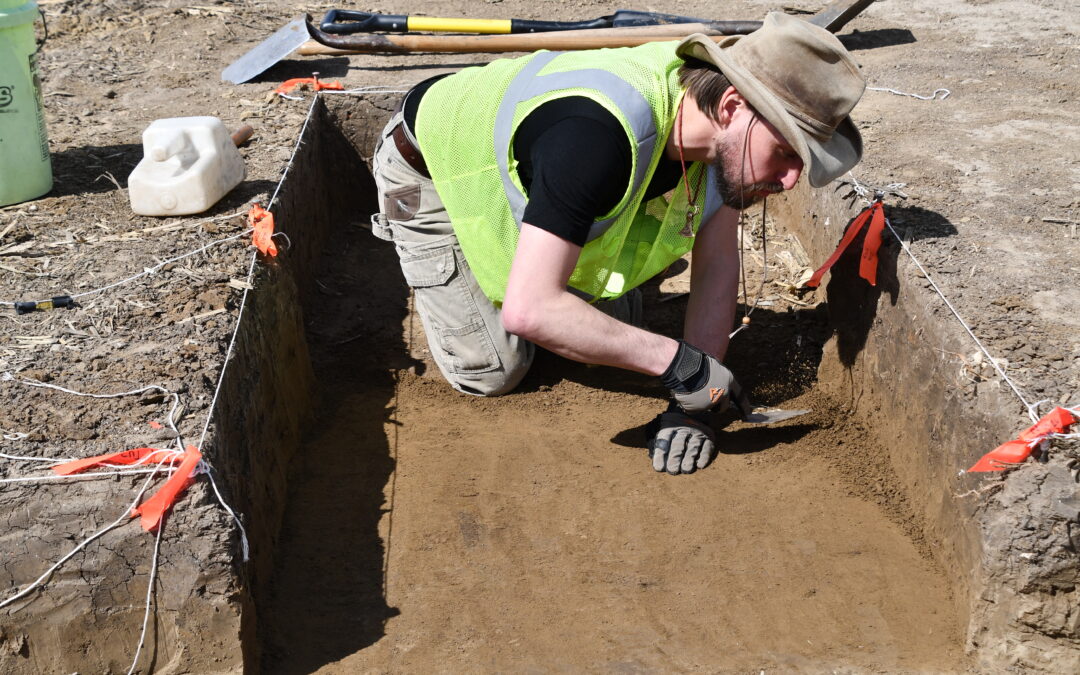 Nebraska State Archeologists at Sharp Homestead