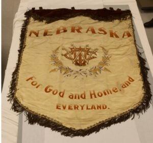 Women's Christian Temperance Union Banner by Louise Guile, RG4606-5