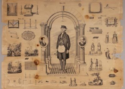 Stabilizing three insect-damaged Masonic “carpets”