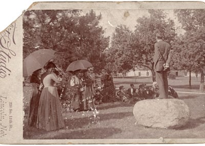The Library and the Rock, June 17, 1892